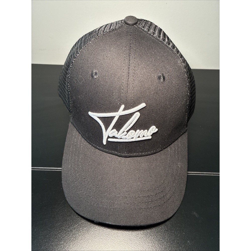 Takeme Black Trucker Hat Snapback Mesh Back Embroidered Cap NEW